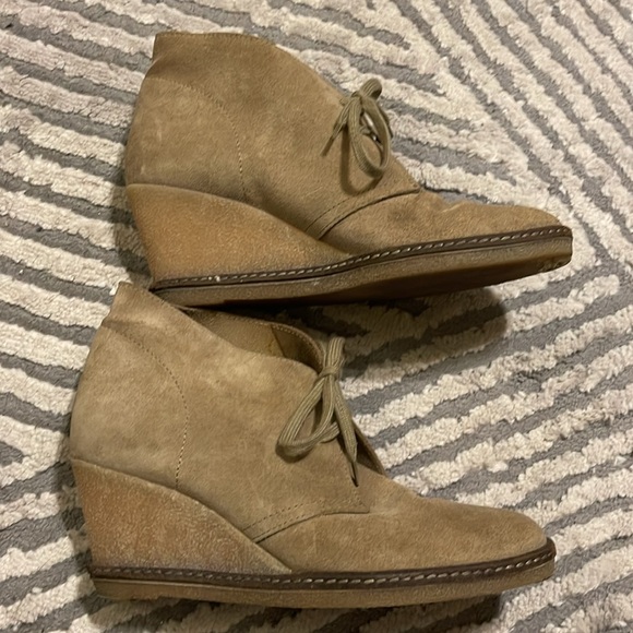 J. Crew Suede Wedge Booties - Picture 3 of 6
